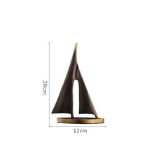 Load image into Gallery viewer, Sailboat Metal Sculpture