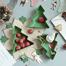 Load image into Gallery viewer, Holiday Poinsettia Applique Placemat