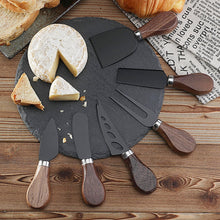 Load image into Gallery viewer, Walnut Cheese Knife 6-piece Set