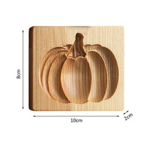 Load image into Gallery viewer, Wood Pumpkin Cookie Mold