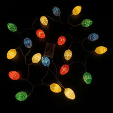 Load image into Gallery viewer, These Colorful Easter Eggs LED String Lights by Allthingscurated come in lengths of 1.5 meters or 5 feet with 10 LED lights or 3 meterd or 10 feet with 20 LED lights. They are perfect for decorating and adding a fun and playful touch to your Easter holiday festivities and decorations.