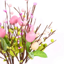 Load image into Gallery viewer, These bright and cheery Easter Eggs Stems by Allthingscurated feature decorative foam eggs that are just perfect to add a festive touch to your Easter display and bring and make your home beautiful and joyful for the holiday.