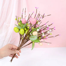 Load image into Gallery viewer, These bright and cheery Easter Eggs Stems by Allthingscurated feature decorative foam eggs that are just perfect to add a festive touch to your Easter display and bring and make your home beautiful and joyful for the holiday.
