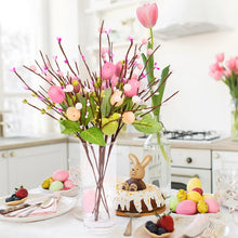 Load image into Gallery viewer, These bright and cheery Easter Eggs Stems by Allthingscurated feature decorative foam eggs that are just perfect to add a festive touch to your Easter display and bring and make your home beautiful and joyful for the holiday.