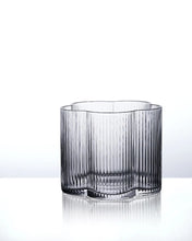 Load image into Gallery viewer, Florentina Drinkware by Allthingscurated embraces a modern design featuring sleek fluted lines with a unique shape reminiscent of a peach blossom flower. Stylish and chic, this collection includes a carafe, goblets and several tumblers, including a glamorous coupe cocktail glass. Add elegance to everyday use with this beautiful collection and just as perfect for setting an extravagant holiday table.