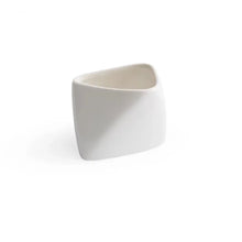 Load image into Gallery viewer, Porcelain French Fries Snack Bowl by Allthingscurated is inspired by the classic design of the French fries food packaging. Perfect for serving fries, the stylish and functional bowl makes your French fries look top-notch when dining at home with steak frites; and add a touch of flair to your casual meals. Come in 2 sizes.