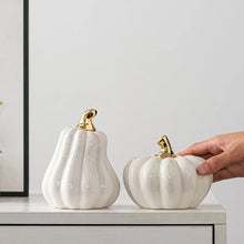 Load image into Gallery viewer, Glazed Ceramic Pumpkins