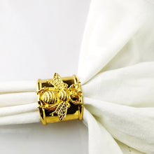 Load image into Gallery viewer, Bee Mine Napkin Rings (set of 4)