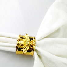Load image into Gallery viewer, Bee Mine Napkin Rings (set of 4)