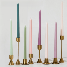 Load image into Gallery viewer, Gradient Pastel Color Unscented Candles by Allthingscurated feature 4 color coordinated candles, all conveniently packaged in one set. These exquisite blend of pastel candle tones is a good way to elevate your home décor or created the right mood for any occasion. Come in 7 unique color combinations.