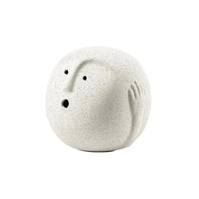 Load image into Gallery viewer, Wise Men Expression Sculptures by Allthingscurated spots a minimalist design made from high-quality ceramic. Available in 3 expression designs of See No Evil, Hear No Evil and Speak No Evil. These sculptures bring a modern touch and promote a positive and peaceful environment to your living space. They are stylish pieces for any contemporary homes. Featured here is the Hear No Evil design.