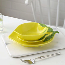 Load image into Gallery viewer, Summertime Lemon Shape Dinnerware