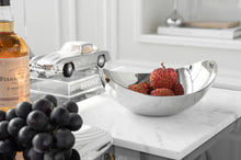 Load image into Gallery viewer, Manhattan Stainless Steel Fruit Bowl by Allthingscurated exudes elegance and modern sophistication. Crafted from high-quality stainless steel and featuring sleek, sexy curve lines with a beautiful mirror polish. Use it to beautifully present your fruits when hosting or give it as a perfect house warming gift. It’s the ultimate statement piece for contemporary homes and stylish décor. Comes in 3 sizes and nests for space-saving storage.