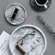 Load image into Gallery viewer, Marble Round Trays