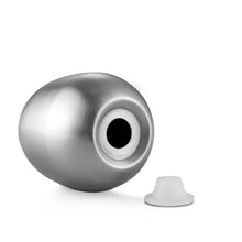 Load image into Gallery viewer, Introducing Metallic Egg Shape Salt and Pepper Shaker by Allthingscurated. This shaker is crafted from stainless steel and comes in 5 delightful colors. Perfect for Easter celebrations and as a housewarming gift. It will add a touch of playfulness to your dining table and spice up your meals with a little humor.