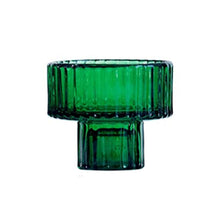 Load image into Gallery viewer, Munis Red/Green Glass Candle/Tealight Holders