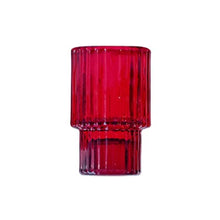 Load image into Gallery viewer, Munis Red/Green Glass Candle/Tealight Holders