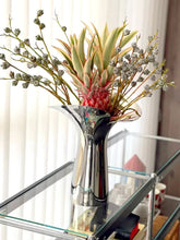 Load image into Gallery viewer, Manhattan Stainless Steel Petal Vase by Allthingscurated combines modern sophistication with minimal elegance. Designed with a petal-shaped rim that opens up up like a blooming flower, it’s a fun yet refined statement piece for any home décor style. Makes a stylish gift for housewarmings. Available in 2 sizes.