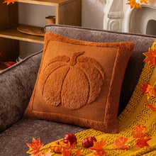 Load image into Gallery viewer, Velour Pumpkin Cushion Cover
