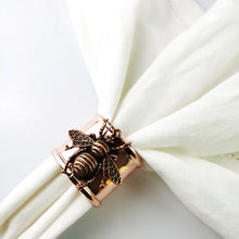 Load image into Gallery viewer, Bee Mine Napkin Rings (set of 4)