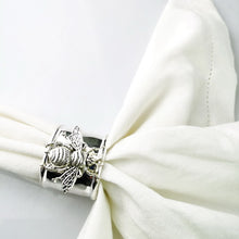 Load image into Gallery viewer, Bee Mine Napkin Rings (set of 4)