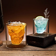 Load image into Gallery viewer, Double Wall Skull Glass (set of 4)
