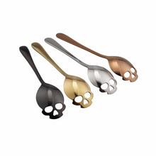 Load image into Gallery viewer, Whimsical Skull Shape Spoon (set of 4)