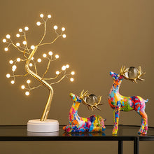 Load image into Gallery viewer, Colorful Modern Art Reindeer Set
