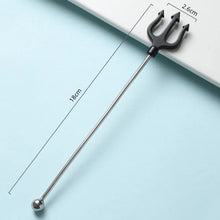 Load image into Gallery viewer, Cute Devil Mug by Allthingscurated features a devil design complete with red horns and tail, and even comes with a stirrer designed as a trident. Perfect for your personal cup or as a gift for friends and colleagues during Halloween season.