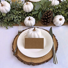 Load image into Gallery viewer, Faux Mini White Pumpkins by Allthingscurated is the perfect party decoration for Halloween, Thanksgiving and all fall festivities. Comes in a bundle of 6 mini pumpkins they will lend your home a festive touch. Perfect for scatter across your dining table to create a unique table setting.