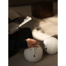 Load image into Gallery viewer, Wise Men Expression Sculptures by Allthingscurated spots a minimalist design made from high-quality ceramic. Available in 3 expression designs of See No Evil, Hear No Evil and Speak No Evil. These sculptures bring a modern touch and promote a positive and peaceful environment to your living space. They are stylish pieces for any contemporary homes.