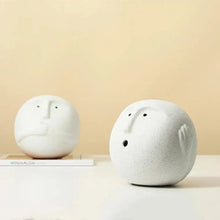 Load image into Gallery viewer, Wise Men Expression Sculptures by Allthingscurated spots a minimalist design made from high-quality ceramic. Available in 3 expression designs of See No Evil, Hear No Evil and Speak No Evil. These sculptures bring a modern touch and promote a positive and peaceful environment to your living space. They are stylish pieces for any contemporary homes.