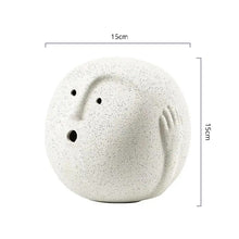 Load image into Gallery viewer, Wise Men Expression Sculptures by Allthingscurated spots a minimalist design made from high-quality ceramic. Available in 3 expression designs of See No Evil, Hear No Evil and Speak No Evil. These sculptures bring a modern touch and promote a positive and peaceful environment to your living space. They are stylish pieces for any contemporary homes. Dimension is 15 cm by 15cm or 6 by 6 inches in height and width.