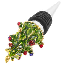 Load image into Gallery viewer, Enamel Christmas Tree Bottle Stopper by Allthingscurated is crafted of food-safe zinc alloy and hand-molded enamel. Its classic and iconic Christmas tree is designed with vivid details and adds a charming festive touch to any bar or table. Makes for a great hostess gift too.