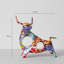Load image into Gallery viewer, Indian Summer Bull Sculptures