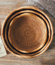 Load image into Gallery viewer, Wavy Edge Round Baskets