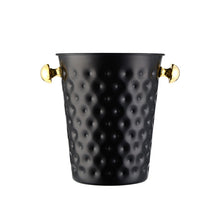 Load image into Gallery viewer, Hammered Metal Ice Bucket