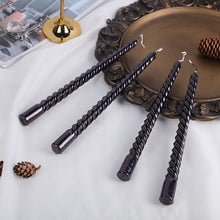 Load image into Gallery viewer, Metallic Taper Candles (set of 4)