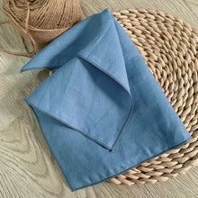 Load image into Gallery viewer, Border Trim Linen Napkins (set of 4)