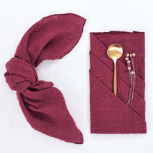 Load image into Gallery viewer, Cotton Gauze Napkins (set of 10)