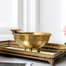 Load image into Gallery viewer, Brass Butterfly Bowl