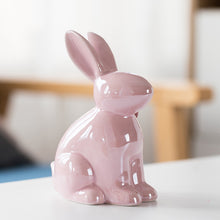 Load image into Gallery viewer, Butterfly Rabbit Ceramic Figurines
