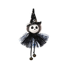 Load image into Gallery viewer, Halloween Hanging Dolls by Allthingscurated add a touch of spooky fun to any home. Perfect for parties and gatherings, they are a must-have for Halloween festivities. 8 designs available to choose from. Featured here is Collar Ghost.