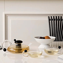 Load image into Gallery viewer, Coppa Glass Teapot and Cup Collection