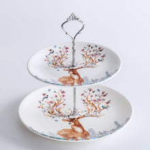 Load image into Gallery viewer, Reindeer Ceramic Plates/Serving Stands