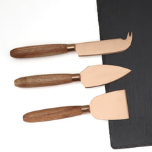 Load image into Gallery viewer, Cruz Acacia Wood Cheese Knives (set of 3)