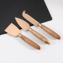 Load image into Gallery viewer, Cruz Acacia Wood Cheese Knives (set of 3)