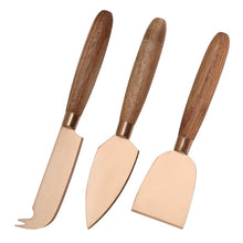 Load image into Gallery viewer, Cruz Acacia Wood Cheese Knives (set of 3)