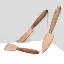 Load image into Gallery viewer, Cruz Acacia Wood Cheese Knives (set of 3)