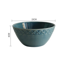 Load image into Gallery viewer, Floral Relief Ceramic Bowls
